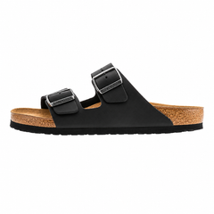Arizona Black Leather Sandals
