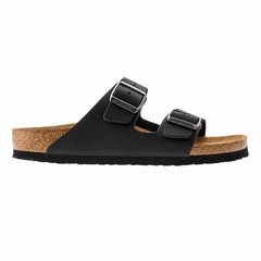 Arizona Black Leather Sandals