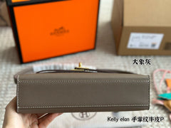 Hermes Hand-textured cowhide leather
