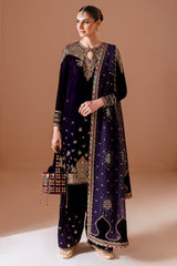 Embroidered Velvet Formal CVF D-08