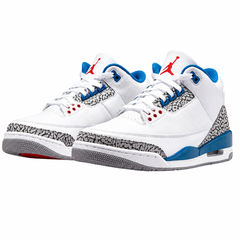 Men's Air Jordan 3 Retro White Sneakers