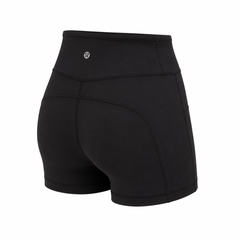 Women's Shake It Out High-Rise Black Running Shorts 2.5"