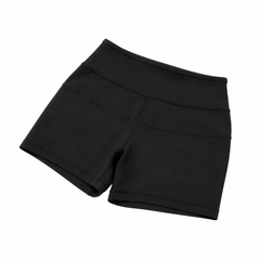 Women's Shake It Out High-Rise Black Running Shorts 2.5"