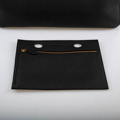 Hermes Birkin Pochette Backpocket Black Swift With Palladium Hardware - 2021, Z