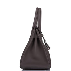 Hermes Birkin 30 Etain Togo Palladium Hardware