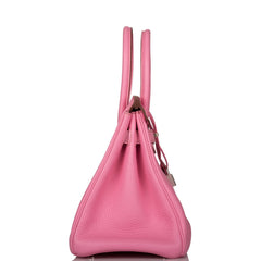 Hermes Bubblegum 5P Togo Birkin 30cm Palladium Hardware