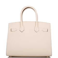 Hermes Nata Epsom Sellier Birkin 30cm Gold Hardware
