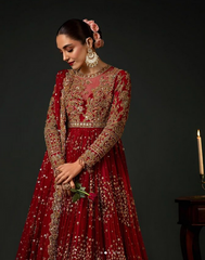 Ahmad sultan red bridal collection