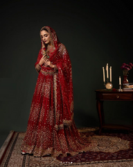 Ahmad sultan red bridal collection