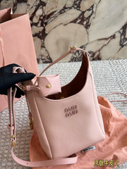 Miu Miu brown leather crossbody bag