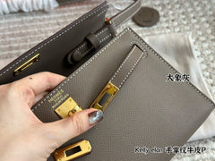 Hermes Hand-textured cowhide leather
