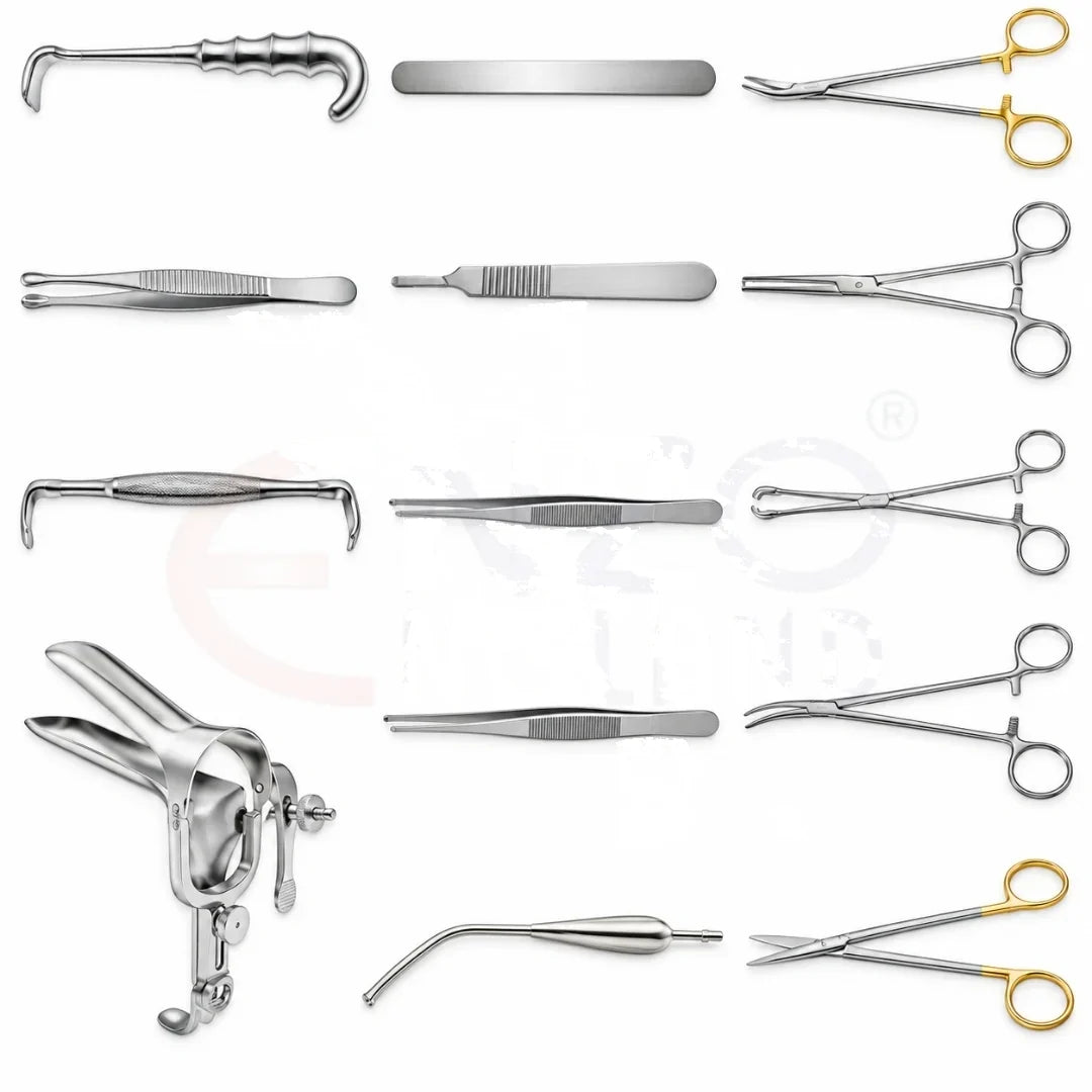 Abdominal Gynecological Instrument Set – 157 Pieces