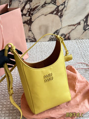 Miu Miu brown leather crossbody bag