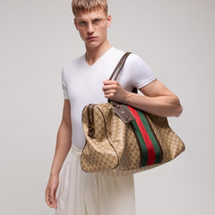 Medium GG duffle bag with Web