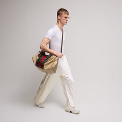 Medium GG duffle bag with Web