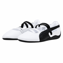 White Women's Speedcat Ballet Sneakers