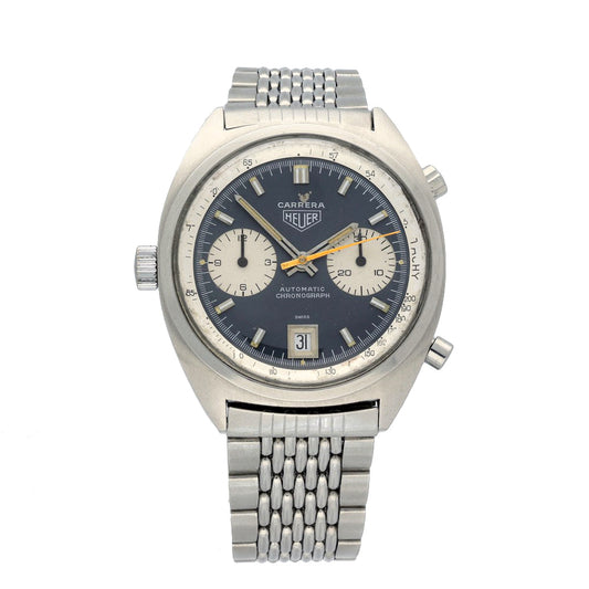 Pre-Owned Heuer 1153N Racing Dial 1970's Gay Frères Bracelet watch