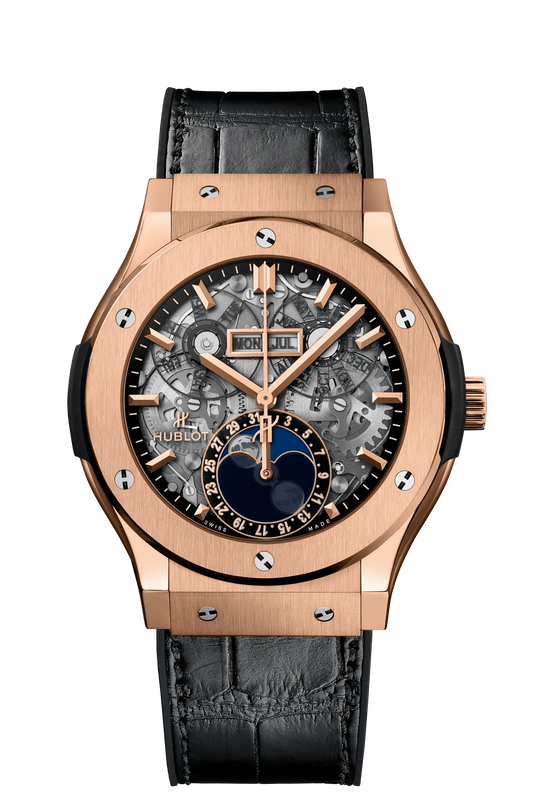 Hublot Classic Fusion 45mm Aerofusion Moonphase King Gold