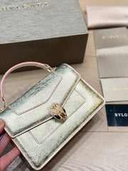 Bulgari Serpenti silver chain bag