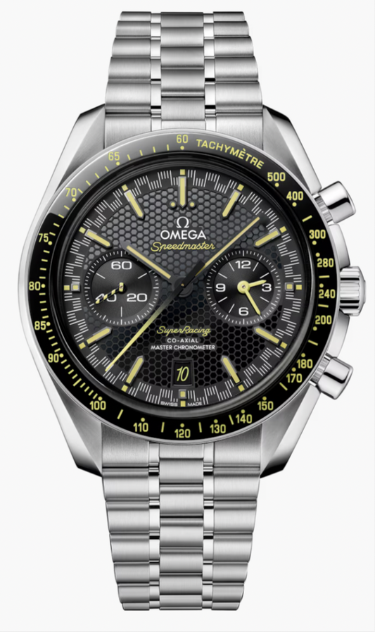 OMEGA- SPEEDMASTER
SUPER RACING
44.25 MM, STEEL ON STEEL 329.30.44.51.01.003