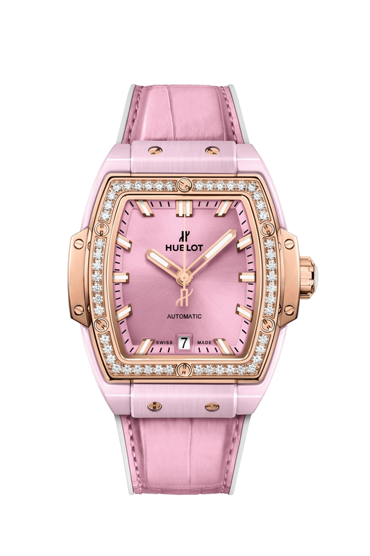 Hublot Spirit of Big Bang 39mm Pink Ceramic King Gold Diamonds