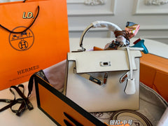 Hermes Kelly Bag with Silver Hardware