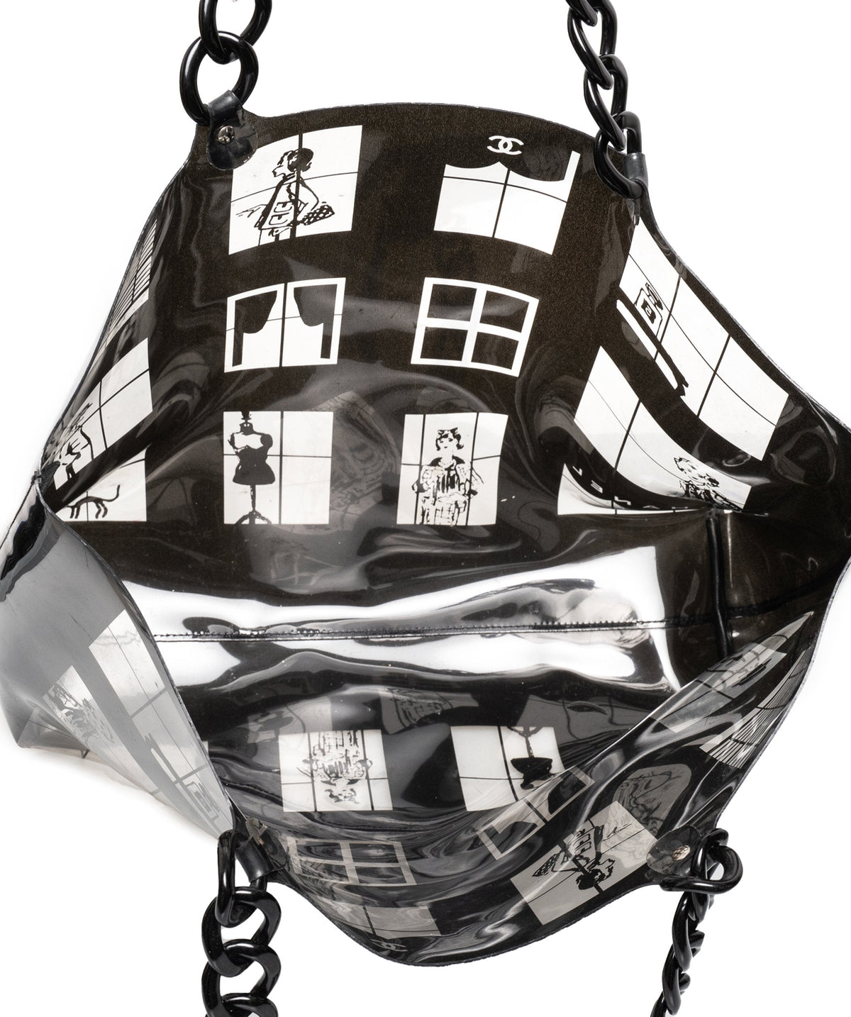 Chanel Vintage Coco Window Tote - AWL1618