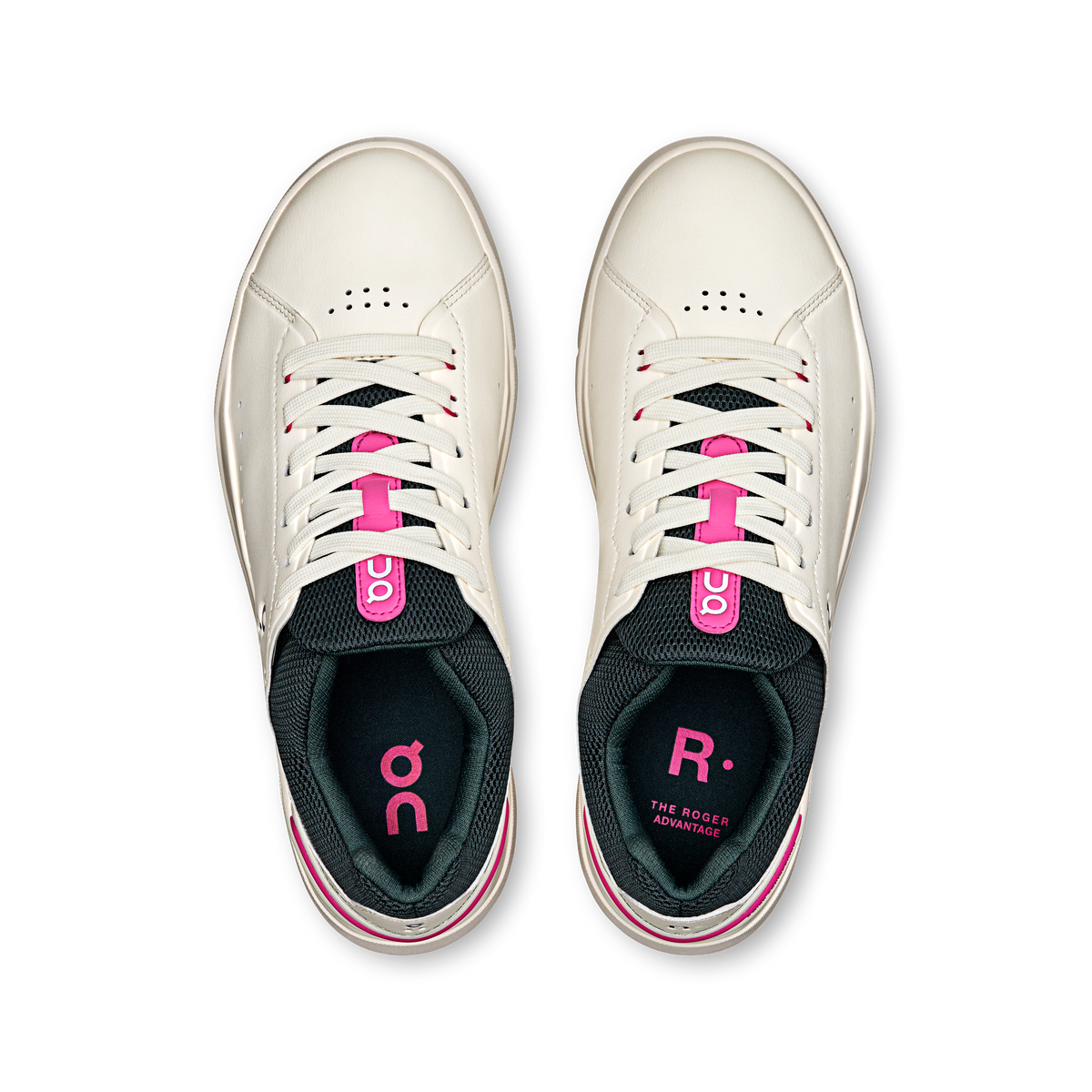 On Running Women's The Roger Advantage Shoes - Ivory / Pink