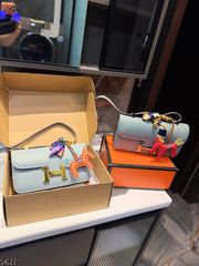 Hermes leather stewardess bag!!