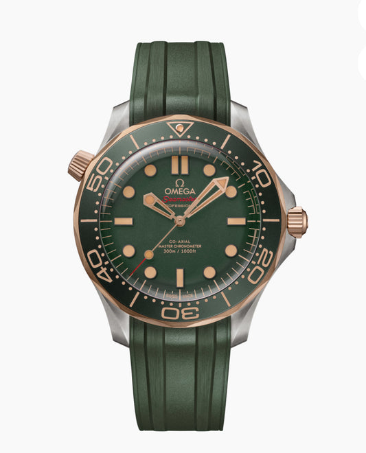 OMEGA-SEAMASTER
DIVER 300M
42 mm, titanium ‑ Bronze gold on rubber strap 210.92.42.20.10.001