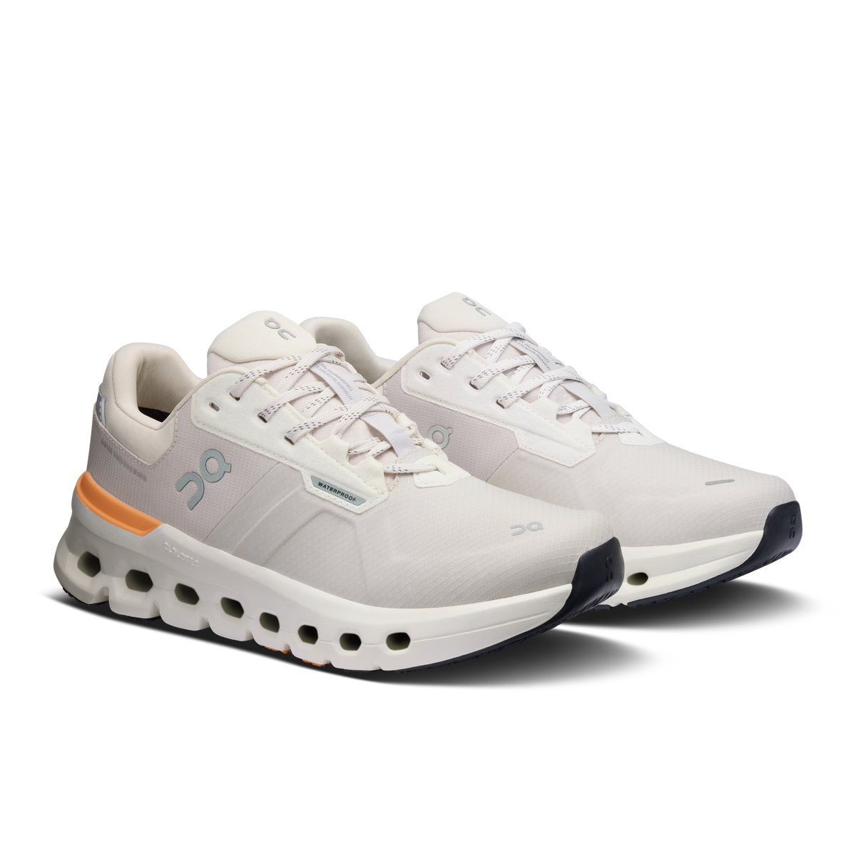 On Running Women's Cloudrunner 2 Waterproof Shoes - Wolf / Tangerine