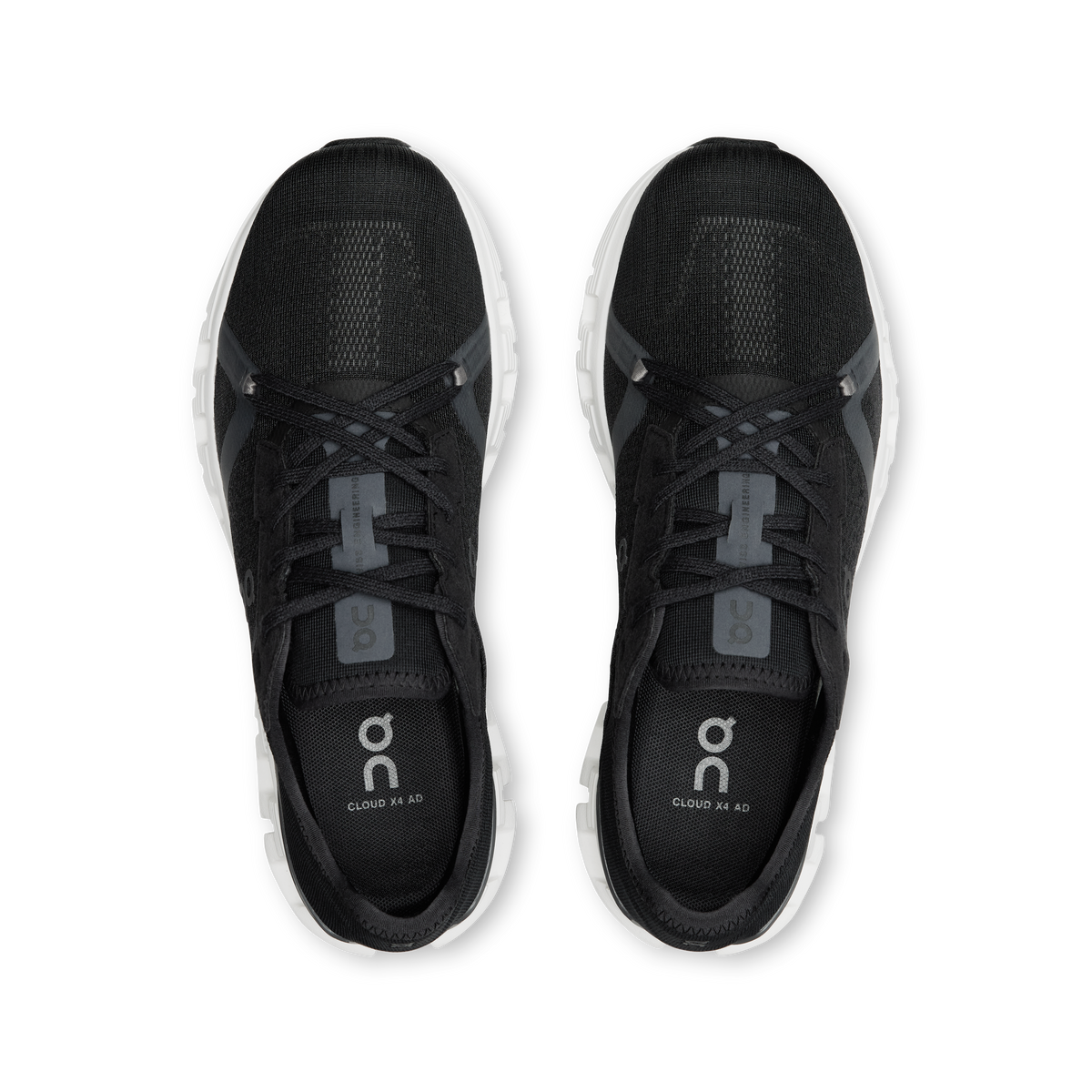 On Running Women's Cloud X 4 Ad Shoes - Black / Asphalt