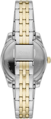 Scarlette Quartz Stainless Steel Three-Hand Watch for Women