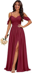 Chiffon Bridesmaid Dresses for Women Formal Wedding