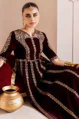 Embroidered Velvet Formal CVF D-12