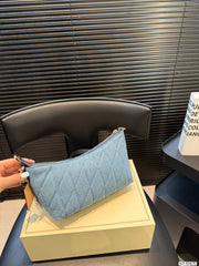 Coach blue chain crossbody bag with folding box