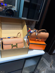Hermes leather stewardess bag!!