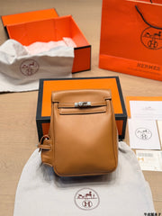 Hermes Kelly Ado backpack, made of cowhide leather.