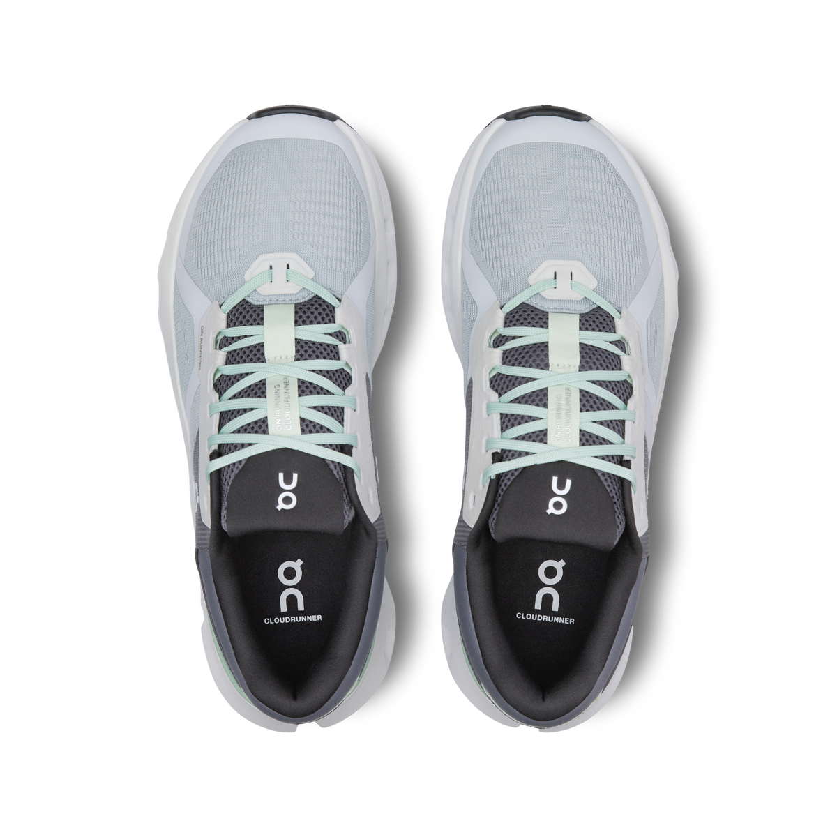 On Running Men's Cloudrunner 2 Wide Shoes - Glacier / Sage