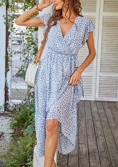 Women's Summer Floral Boho Maxi Dress