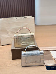 Bulgari Serpenti silver chain bag