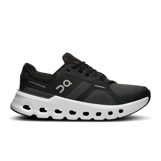 On Running Women's Cloudrunner 2 Wide Shoes - Eclipse / Black