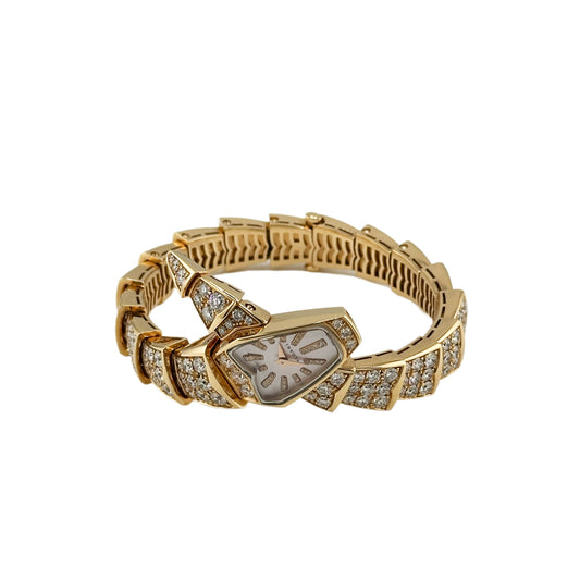 Bulgari Serpenti 18K Rose Gold with Diamonds