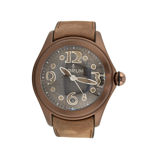 Corum Bubble Bronze Heritage Automatic Suede Strap