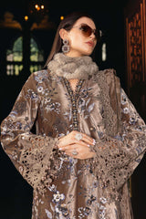 MARIA B- Embroidered Velvet Suit WL-1303