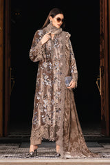 MARIA B- Embroidered Velvet Suit WL-1303