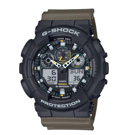G SHOCK-ANALOG-DIGITAL
GA-100 SERIES
GA-100TU-1A3