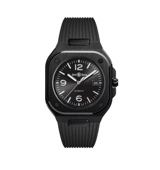 BELL & ROSS-BR 05 BLACK CERAMIC
41 MM BR05A-BL-CE/SRB