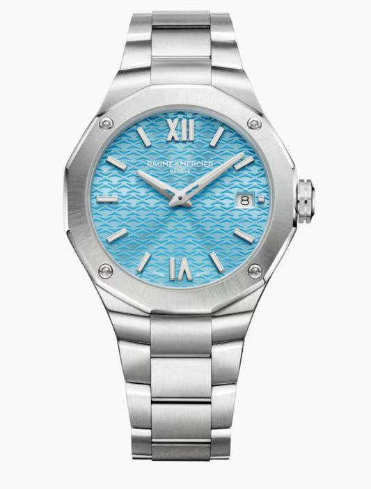 BAUME & MERCIER-Riviera 10612 QUARTZ WATCH, DATE DISPLAY - 36 MM M0A10612