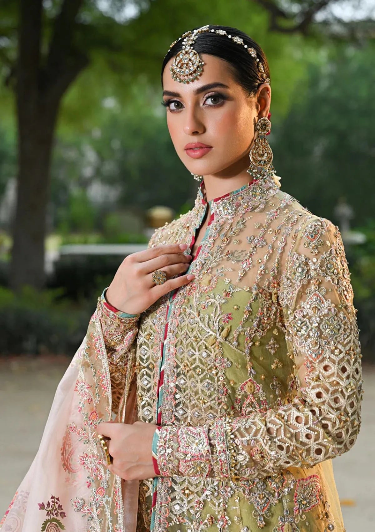 Formal Collection - Qalamkar - Singhar - Wedding Formals - QS24#07 - Halena